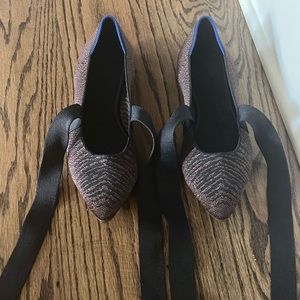 Rothy’s Bow Tie to the Point striped W9.5 new never worn NWT